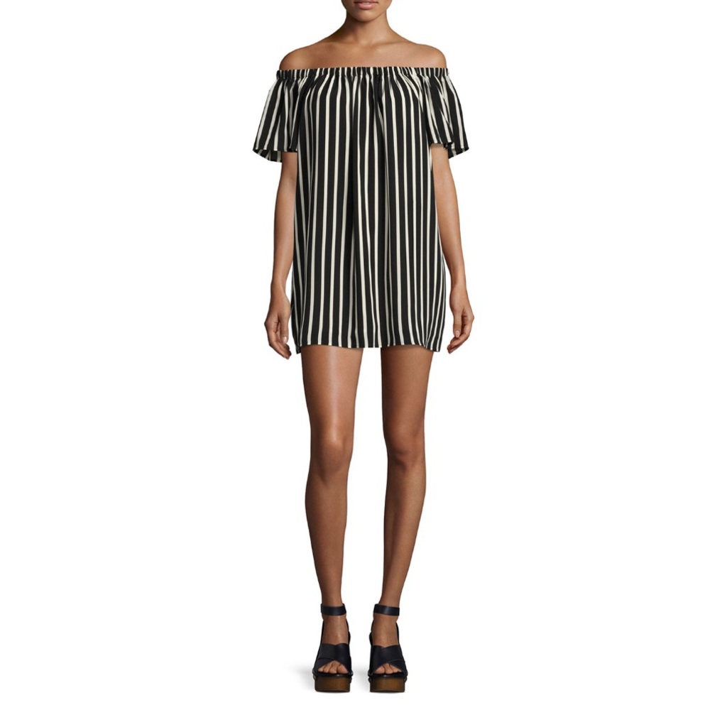 French Connection Off the Shoulder Dress